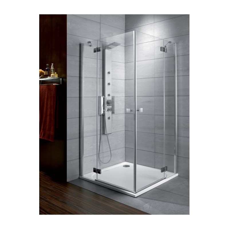 Radaway almatea kdd szögletes zuhanykabin 90x90, króm keret ...