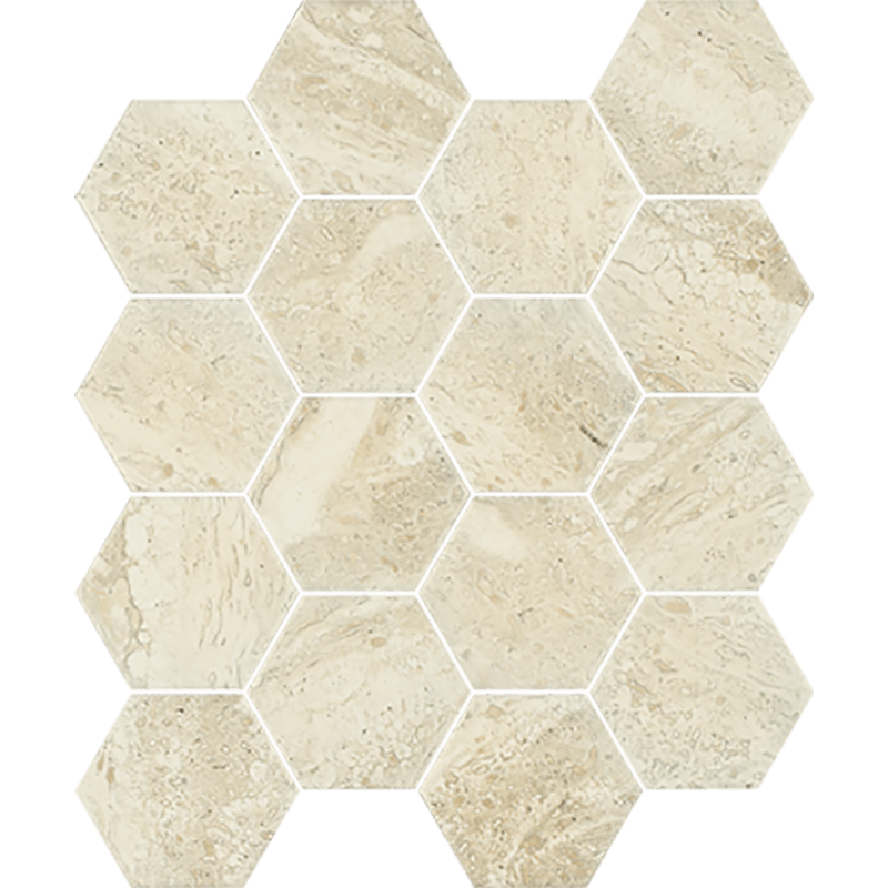 Paradyz Sunlight Stone Beige Mosaic Hexagon 29,8x29,8 mozaik