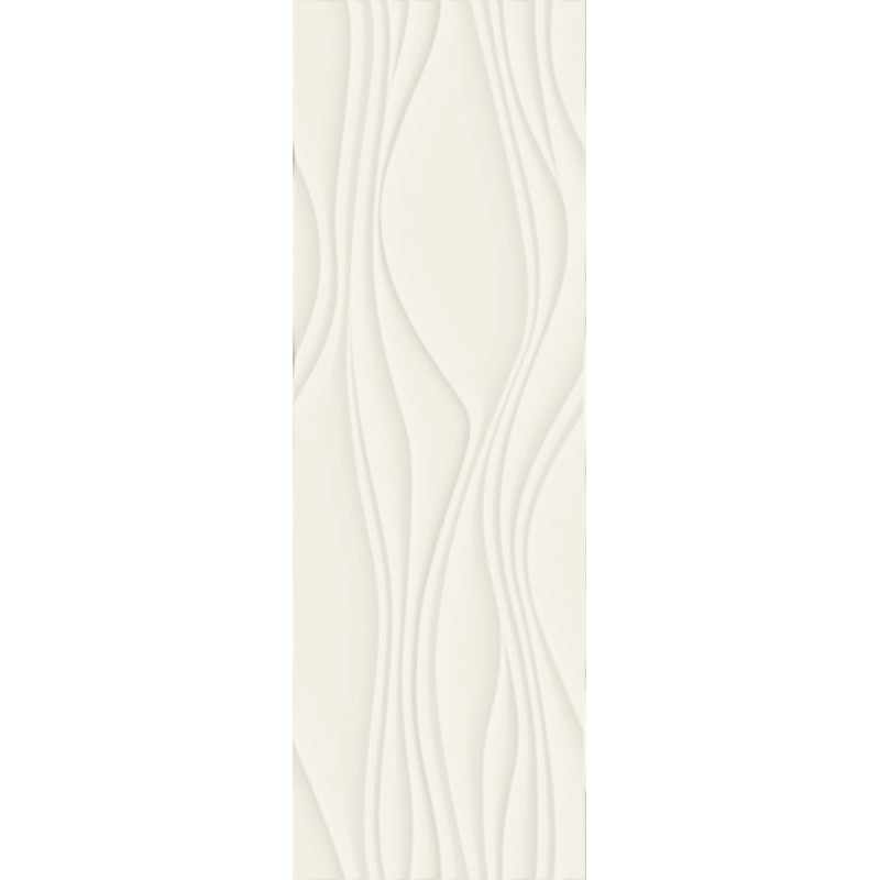 Paradyz Ceramika Neve Bianco Strukture MAT 25x75 csempe