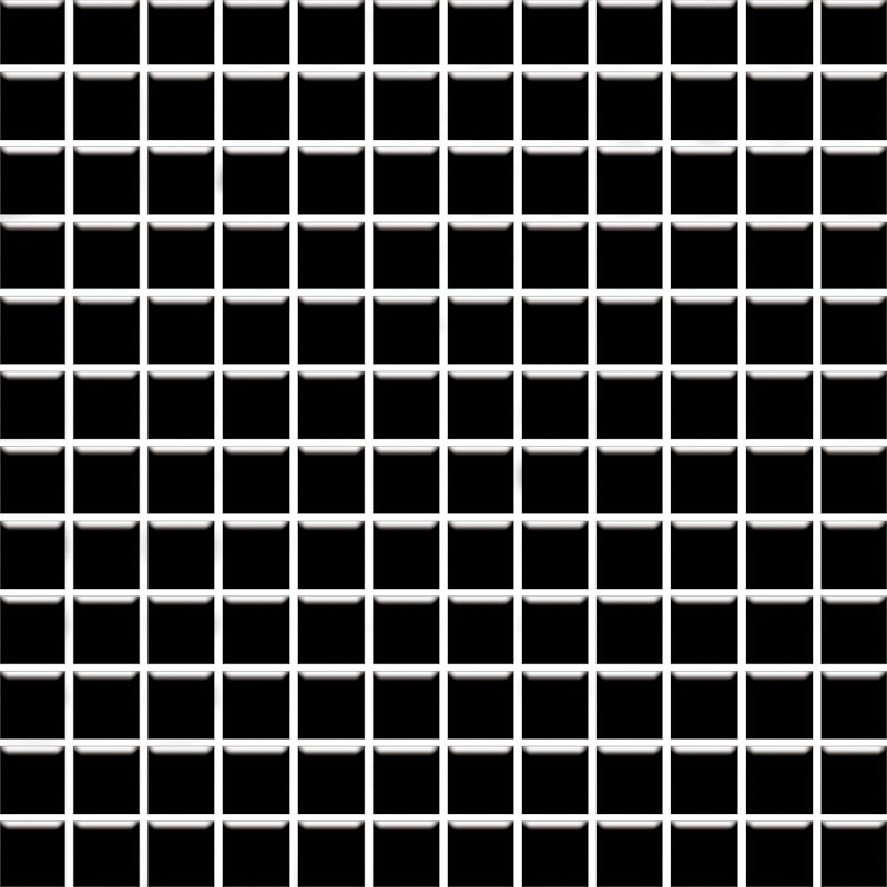 Paradyz Ceramika Altea Nero 2,3x2,3 mosaic 29,8x29,8 mozaik