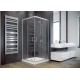 Besco Modern 185 szögletes zuhanykabin 80x80 króm keret, frost üveg