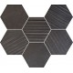 Tubadzin Horizon Hex Black 22,1x29,8 mozaik