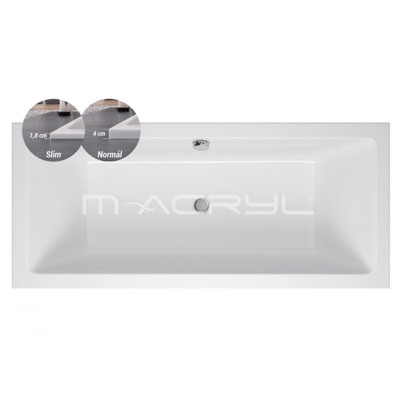 M-Acryl Sabina Slim 160x75 akril kád