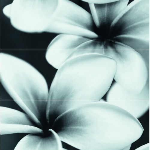Cersanit Pret-a-Porter Flower Grey Composition 25x75 dekor szett