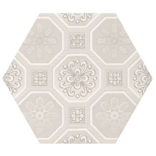 Cifre Ceramica Composicion Vodevil White 17,5x17,5 dekor csempe szett (3 db)