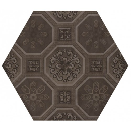 Cifre Ceramica Composicion Vodevil Antracite 17,5x17,5 dekor csempe szett (3 db)