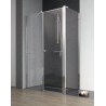 Radaway EOS II KDS szögletes zuhanykabin 100x100 króm keret, átlátszó üveg