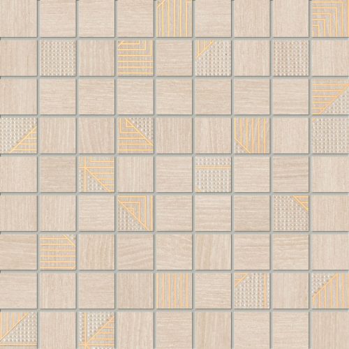 Domino Woodbrille Beige Mosaic 30x30 mozaik