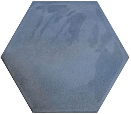 Cifre Moon Hexagon Blue Brillo 16x18 csempe